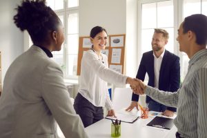 A successful business meeting with Fed OPtions and Advisors