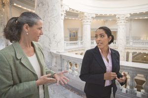 Two government employees on Capitol Hill