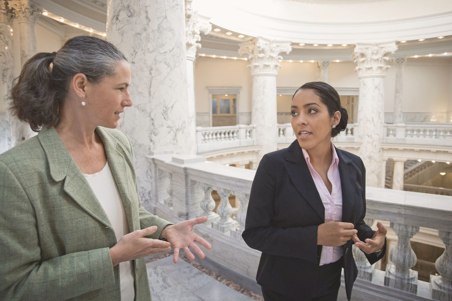 Two government employees on Capitol Hill